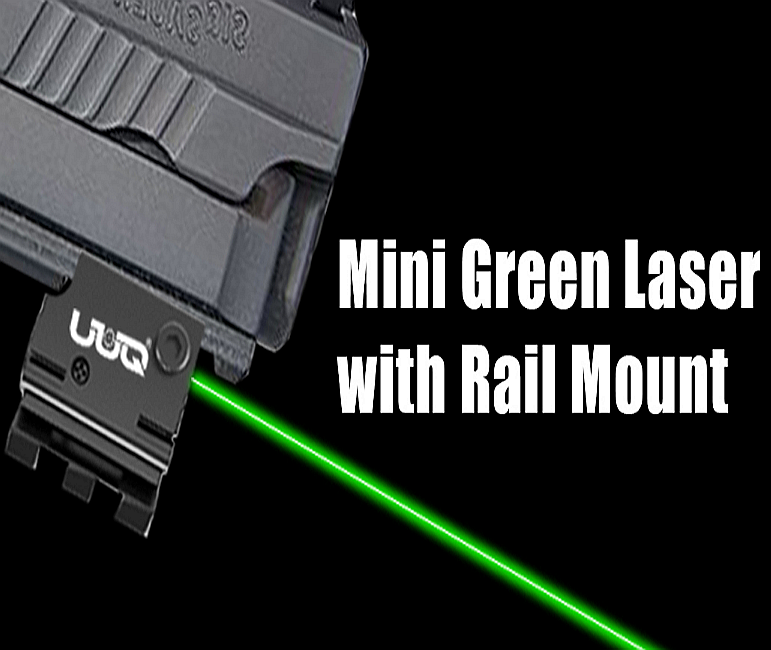Handgun Pistol Laser Sight Mini Compact Green Dot Beam Weaver or Picatinny Rail Tactical Air Soft Optic (image for) Handgun Pistol Laser Sight Mini Compact Green Dot Beam Weaver or Picatinny Rail Tactical Air Soft Optic